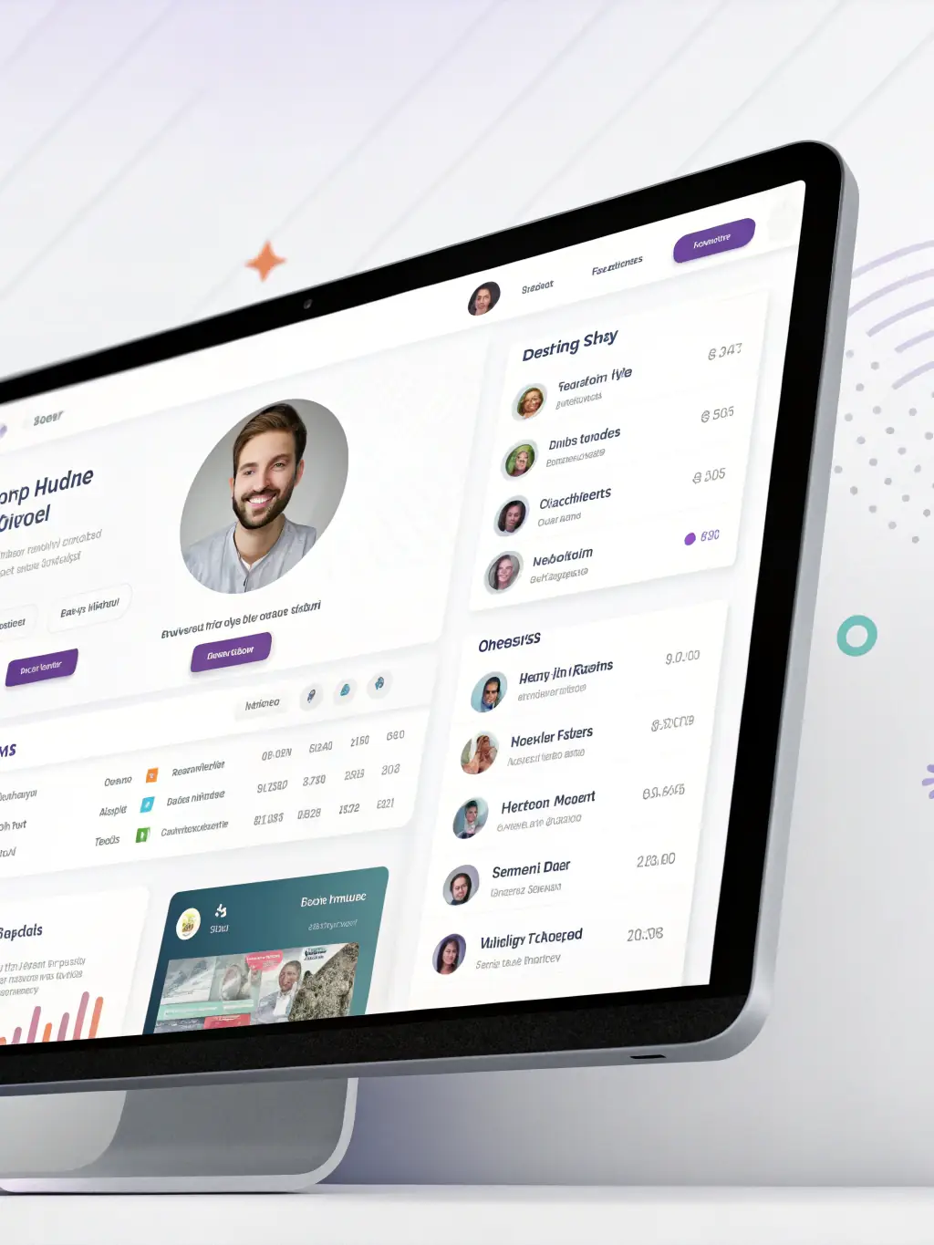 Et billede af et medlemsdashboard, der viser brugerprofiler, eksklusive ressourcer og fællesskabsfunktioner, hvilket fremhæver fordelene ved medlemskab hos Bizzern Engineering.