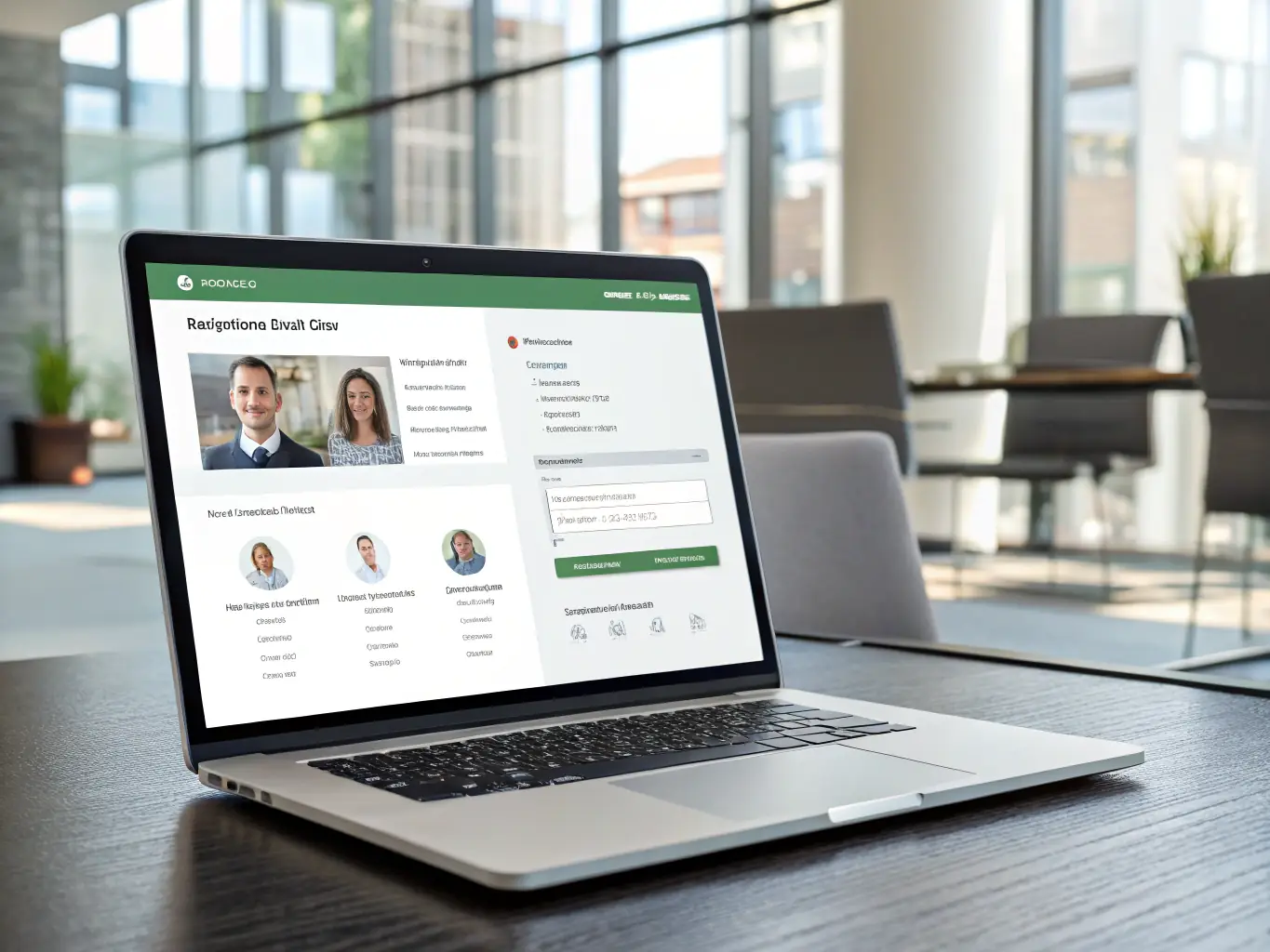 Image of a member dashboard with user profiles and membership benefits, displayed in Danish.
